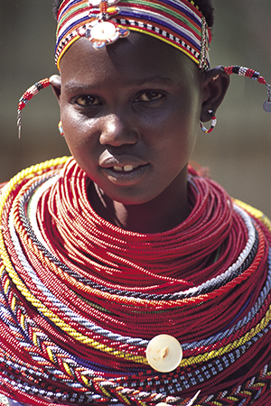 Local at the Masai Villiage
